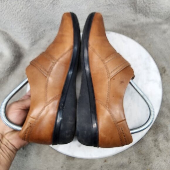 Clarks Shoes Womens Size 9 Everlay Dixie Brown Leather Loafers *GUC* - Picture 6 of 11
